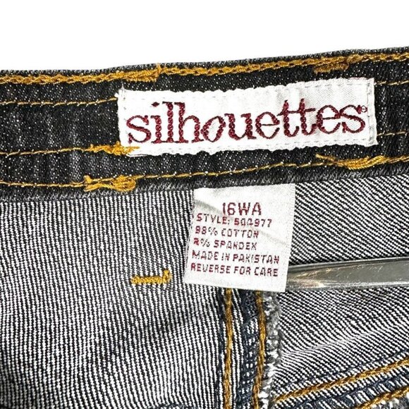 Silhouettes Womens Plus-Size Jeans Size 16WA - Picture 6 of 11